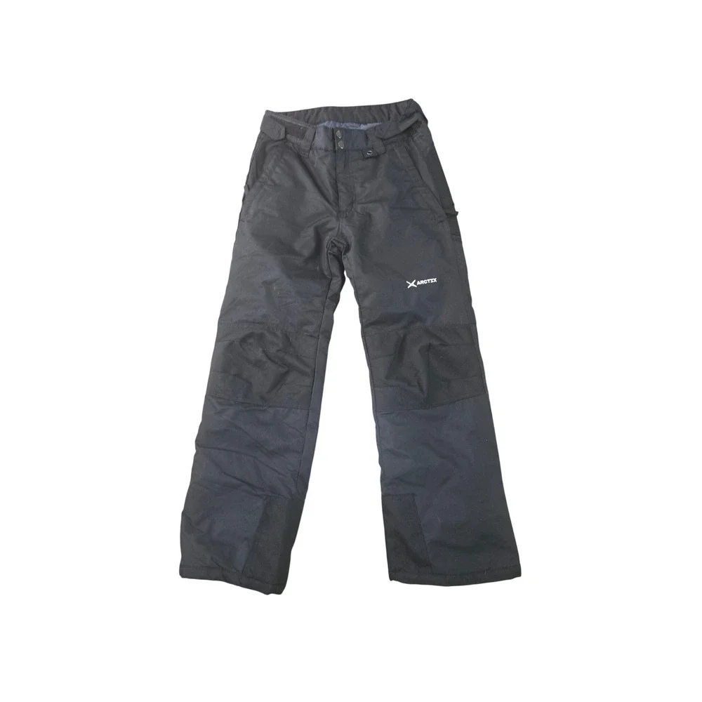 Arctix Kids Black Insulated Snow Pants Ski Sledding Winter Trousers Size Large